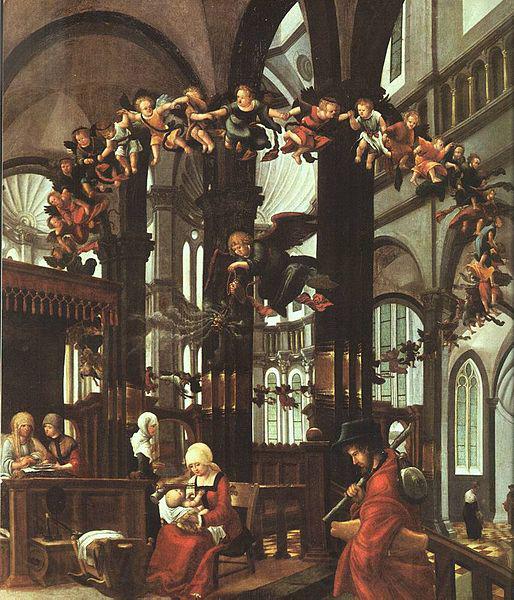 Albrecht Altdorfer The Birth of the Virgin Spain oil painting art